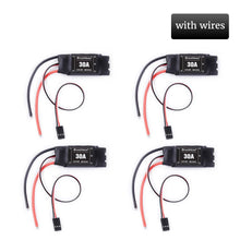 4PCS 30A ESC 2-4S Lipo Brushless 30A ESC With 5V / 2A BEC For S500 X500 Quadcopter Safe poweron function Program Setting Items