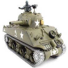Hot Plastic/Metal Electric Radio Contorl Military RC Tank 1:16 America M4A3 With Simulation Smoke & Sound All Terrain Drive Tank