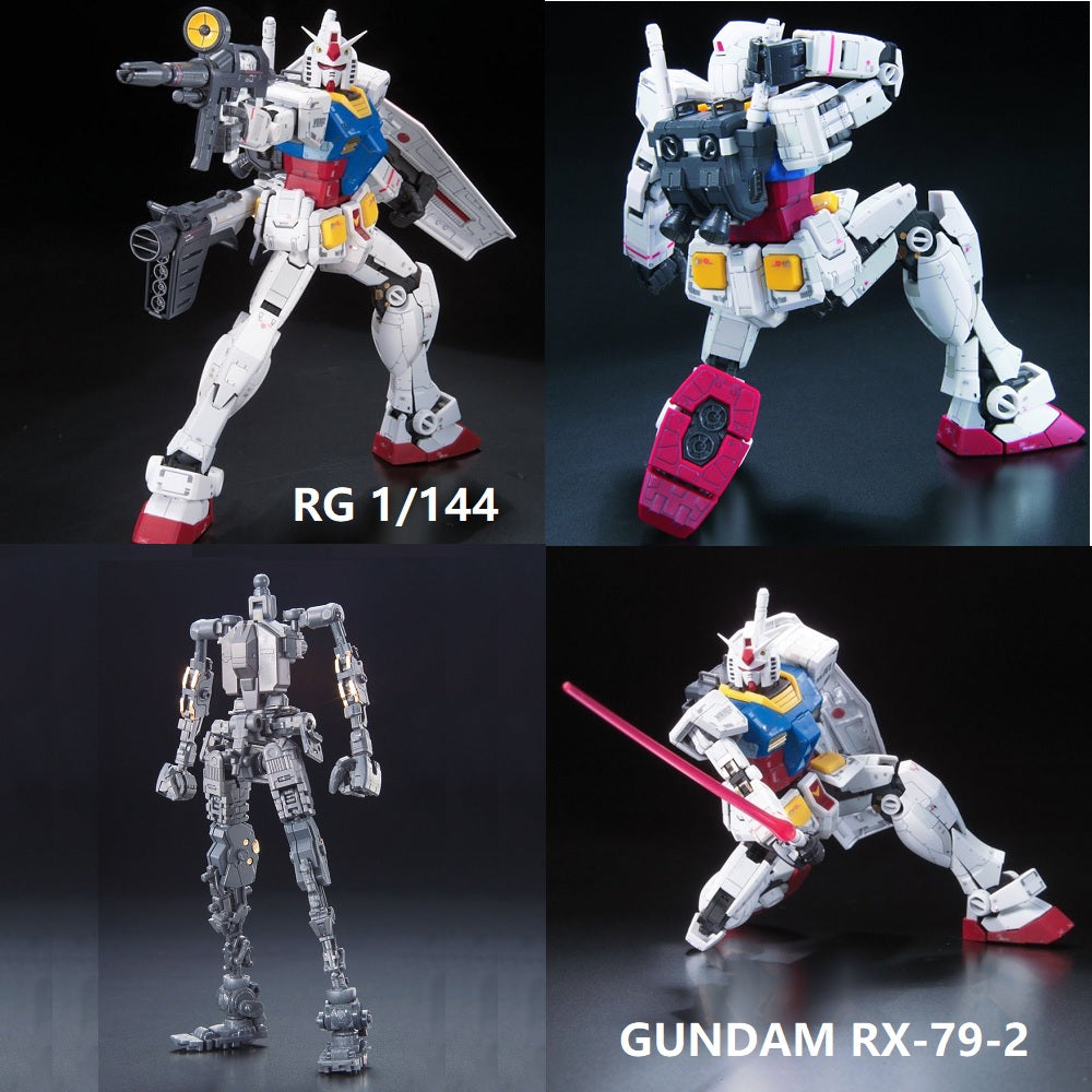 Bandai Gundam RG 1/144 Model RX-78 UNICORN GUNDAM Freedom Unchained Mobile Suit Kids Toys