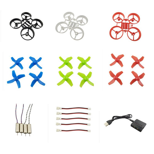 JJRC H36 E010 65mm Frame Kit 615 motor Propeller Coreless CW CCW Motor DIY Tiny Whoop Blade Inductrix Indoor FPV Drone