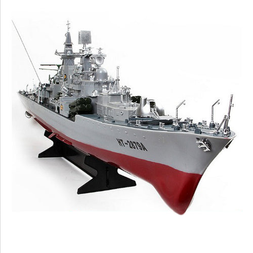 Free shipping HT-2879A 1:275 RC Guided Missile Destroyer Model Electric RC Boat Large Military Model Toy Warship children gift