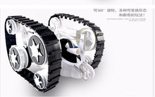 2017 360 degree flip multifunction stunt Car remote control tanks RC cross-country Caterpillar tank as boy festival gift