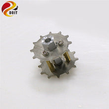 2pcs/lot 4/5/6mm Stainless Steel Metal Driving Driver Wheel Track Wheel Parts for Robot Tank Chassis DIY RC Toy Parts