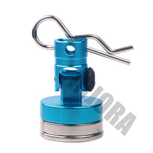 INJORA 4PCS Metal Magnetic Stealth Invisible Body Post Mount with R Clips Pin for 1:10 RC Car Axial SCX10 HSP Tamiya Redcat