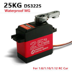 1X RC servo 25KG DS3225 core or coreless digital servo Waterproof servo full metal gear baja servo for baja cars and rc cars