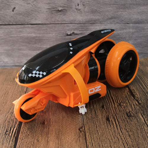 QF100 2CH thunder Drift Motorbike Stunt Car RC Toys Gift for Children Kids Remote Control RC Motorcycle