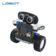 LOBOT Robot Arduino DIY Qbit Micro:bit Programming Inteligent Remote Control Car For Kids RC Parts Toys for Children