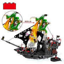 On Stock Hot Puzzle assembly building blocks toy pirate ship assembly ship battle Pirates Kids Toys Best Gifts