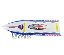 H750 KIT Shark Fiber Glass Electric Racing Speed RC Boat Hull Only Advanced Player White TH02640