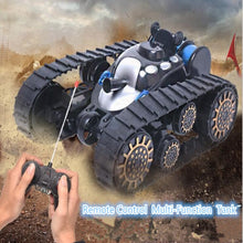 360° Rotation Double Sided Track Stunt Deformation Remote Control Tank Wired remote control LED Lighting and Music