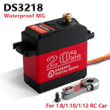 4 pcs Waterproof servo DS3218 Update and PRO high speed metal gear digital servo baja servo 20KG/.09S for 1/8 1/10 Scale RC Cars