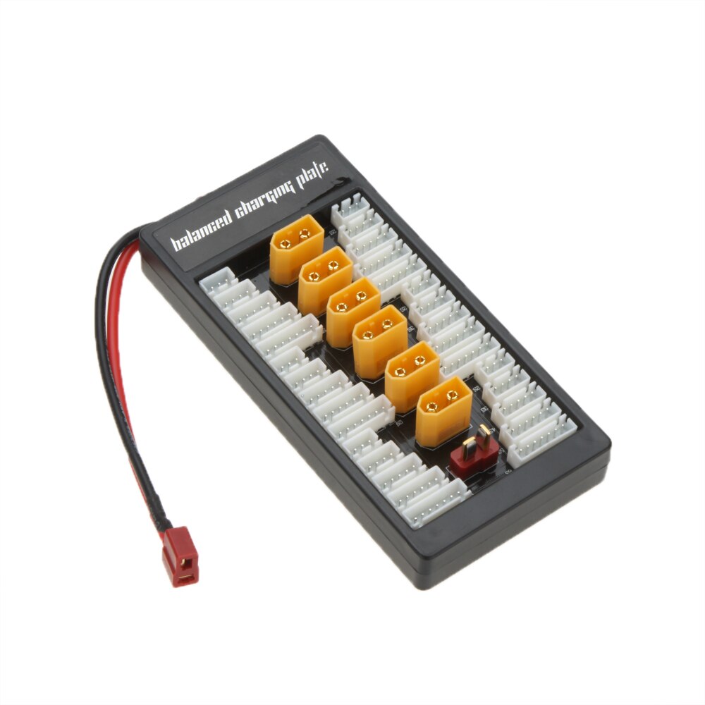 2S-6S Lipo Battery Parallel Charging Board Charger Plate TX60 Plug for Imax B6 B6AC B8 6 in 1
