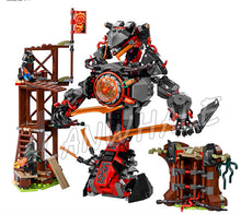 734pcs Ninja Dawn of Iron Doom Snake mech Swamp Fort 10583 DIY Figure Building Blocks Assemble Toys Compatible with LegoING