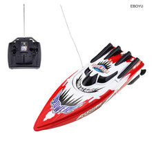 EBOYU C202 High Speed RC Boat Remote Control Race Boat 4 Channels for Pools, Lakes and Outdoor Adventure (Only Works In Water)