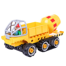 Children Educational Toys 5 In 1 Large Particle Building Figure Kit Concrete Car Assembling Toy for Kid Birthday Gift 2019