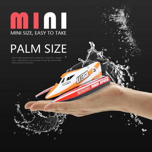 3312M F1 2.4GHz RC Boat 4 CH High Speed Mini Racing Boat Drop Bruise Rechargeable Powerful Speedboat Children Toy