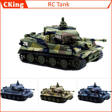 14CH 1:72 RC Tank Toy Great Wall 2117 Remote Control Tank Mini Tiger Battle Tank Toy Best Christmas Gift for Kids