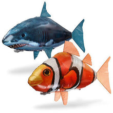 Remote Control Shark Toys Air Swimming Fish Infrared RC Air Balloons inflatable RC flying Air Plane Kids Toys