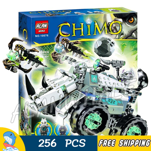 256pcs Rogon's Rock Flinger Rinona Sparacon Vehicle 10076 Figure Building Blocks Assemble Kids Toys Compatible With LegoING