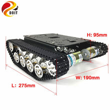 TS100 Shock Absorber Metal Robot Tank Car Kit Chassis for Arduino uno r3 raspberry tracked crawler caterpillar suspension system