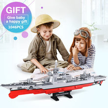 Xingbao Military War Battle Ship Cruiser Building Blocks Bricks Model Set Weapons Educational Toys Creator Children Gift