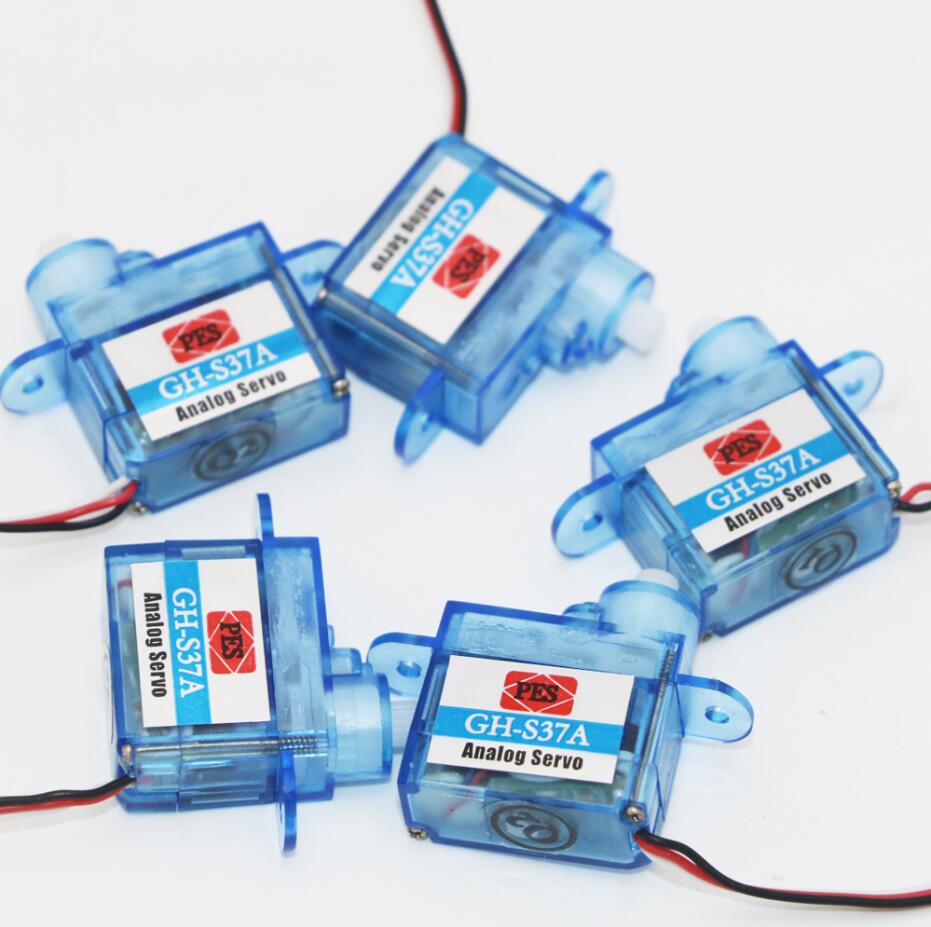 5pcs/lot PES GH-S37A 3.7g Servo Mini Micro Servo for RC plane Helicopter Boat Car