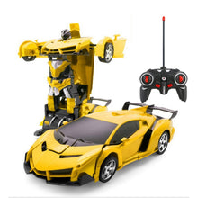 RC Car Transformation Robots Sports Vehicle Model Robots Toys Cool Deformation Car Kids Toys Gifts For Boys