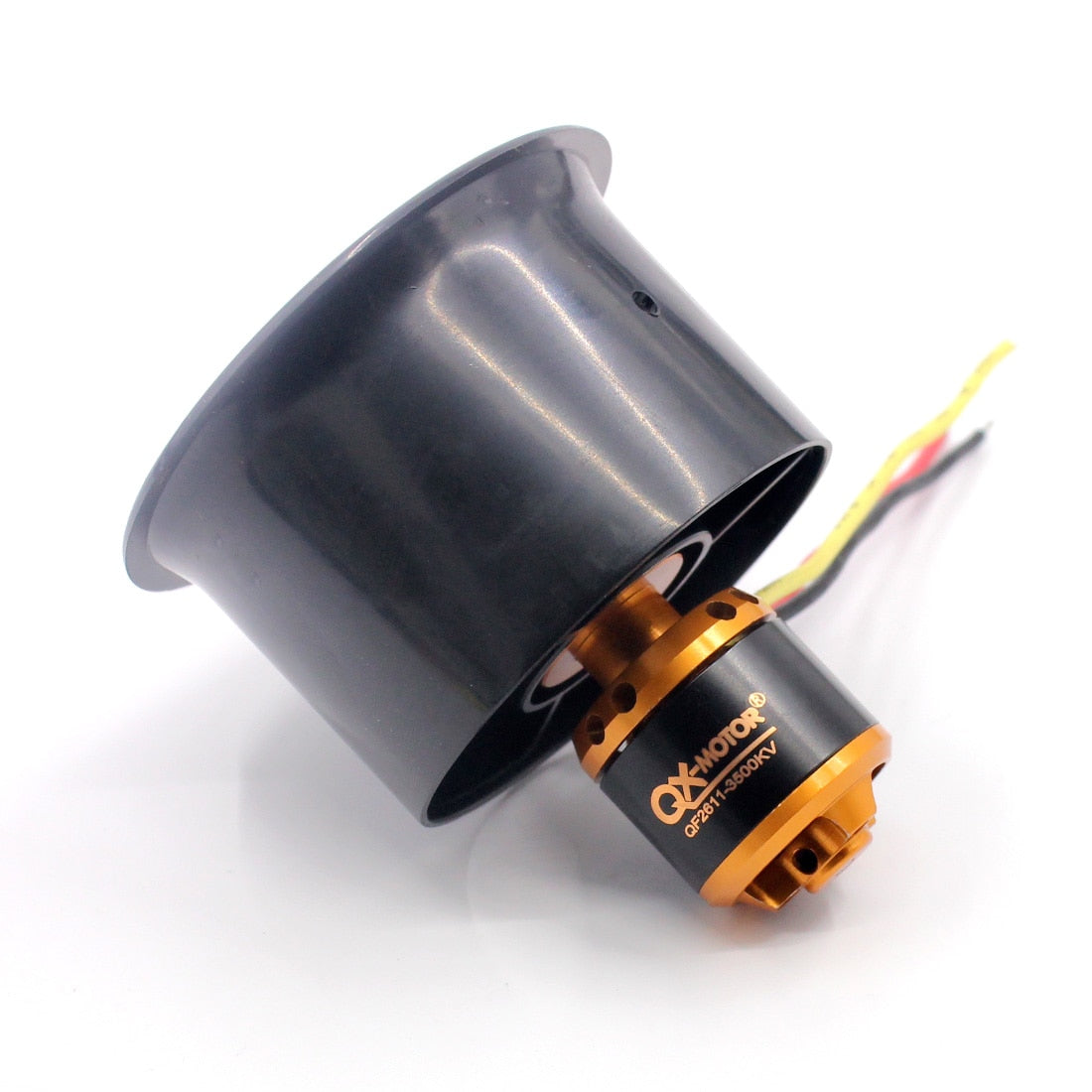 QX-MOTOR QF2611 3500KV 4500KV Brushless Motor with 55mm 64mm 6 Paddle EDF Ducted Fan for RC Drone Ducted