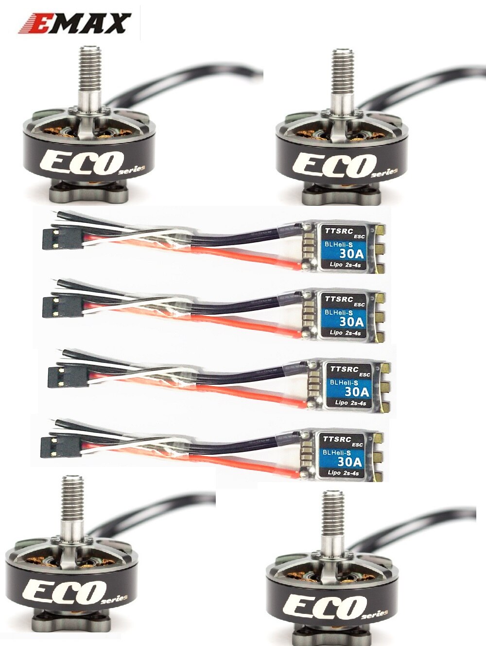 Emax ECO Series 2306 1700KV 3~6s /2400KV 2~4s Durable Motor for DIY Racing Drone RC Helicopter