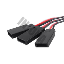 INJORA 1PCS 15/30cm 1 to 3 RC Servo Extension Wire Cable for Futaba JR Male to Female RC Model