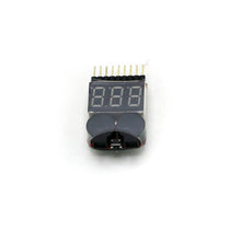 New Lipo battery Voltage Indicator volt meter monitor buzzer Alarm 1-6S 3.7V-22.2V 3.7V 7.4V 11.1V 14.8V 18.5V 22.2V