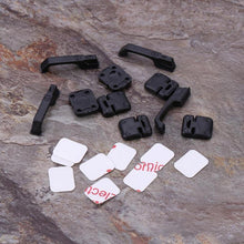 1Set Black Plastic Climbing Car Door Hinges & Door Handles for 1:10 RC Crawler For Traxxas TRX4 Baby Toy Car Props for Kidsr