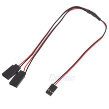 1Pcs 300mm 30cm Servo Y Extension Lead Wire Cable f RC Futaba JR Servo Part New