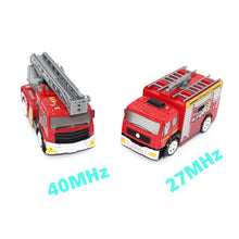RC Car 1:58 mini remote control fire truck fireman toy car model oil tanker toy boy car car children education toy gift 2 types