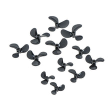 1 pairs High Strength D28/32/36/40/44/48mm 3 Blades 4mm Rc Boat Three Blades Paddle Nylon Boat Propeller Positive &Reverse Screw