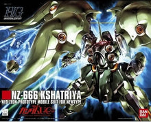 Original Gundam HG 1/144 Model NZ-666 KSHATRIYA UNICORN GUNDAM Mobile Suit Kids Toys With Holder
