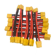 1pcs Xt60 Parallel Battery Connector Cable Dual Extension Y Splitter Silicone Wire