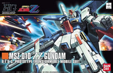 Original Japaness Gundam Model HG 1/144 MSZ-010 The ZZ GUNDAM READY PLEAYER ONE Armor Unchained Mobile Suit Kids Toys