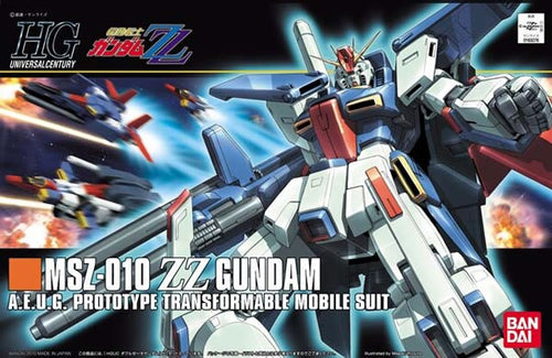 Original Japaness Gundam Model HG 1/144 MSZ-010 The ZZ GUNDAM READY PLEAYER ONE Armor Unchained Mobile Suit Kids Toys
