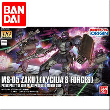 Original Gundam HG 1/144 Model MS-05 ACT ZAKU 1 I KYCILIA'S FORCES OF ZEON Mobile Suit THE ORIGIN GTO Kids Toys
