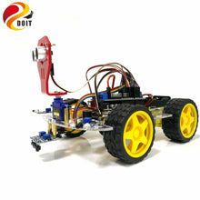 New WiFi Control Avoidance Tracking Smart Robot Car Chassis Kit Speed Encoder Battery Box 4WD Ultrasonic Module For Arduino Kit