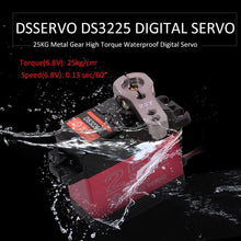 1PCS DS3225 Update servo 25 KG High Torque Waterproof Digital Servo for RC Traxxas HSP baja Car Boat Helicopter Airplane Part