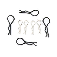 100pcs/lot 1/10 1/8 Stainless Steel Body Clips Pins For RC Car Racing Shell Wind Tail Parts