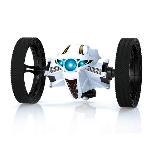 New RC Car Bounce Car Robot Bounce with Flexible Wheels 2.4G Remote Control Jumping Car with LED Light RC Robot Car Toys Gifts