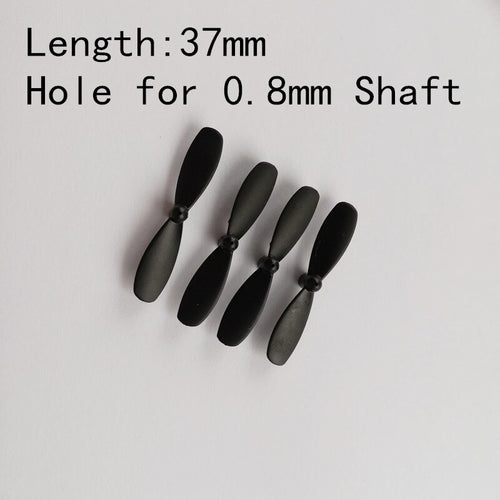 Free Shipping 3.7cm 37mm For 0.8mm Motor Shaft CW CCW A B Props Fan Blades Wind Leaf Spare Parts Quadcopter Drone Spare Parts