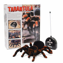 Lomalson 4 Channel RC Spider Eyes Shine Halloween Simulation Spider RC Tricky Scary Toy Prank Gift Model