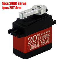 Free shipping Waterproof LX3218MG 20KG metal gear digital RC servo baja servo for TRAXXAS 1/8 1/10 Scale RC Cars TRX4 Boat