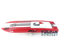 E32 KIT Cheetah / Germany Cat Fiber Glass Electric Racing Speed Boat Hull Only for Advanced Player Red TH02636