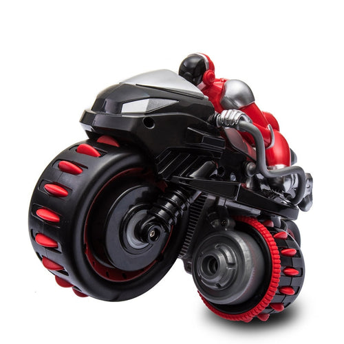 New 2.4G RC Motorcycle High Speed Drift Roll Stunt RC Motorbike Model Toys Remote Control Motor with Light Toy for Children Gift