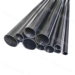 1pcs Carbon Fiber Tube 3K For Quadcopter Arm DIY Drone 10mm 12mm 14mm 16mm 18mm 22mm 24mm 26mm 28mm 30mm 32mm Length 500mm